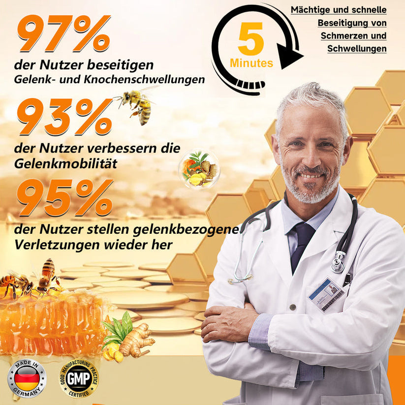 Offizieller Shop:Raindew Bienengift- und Kurkuma-Gelenk- und Knochenschmerzlinderungscreme