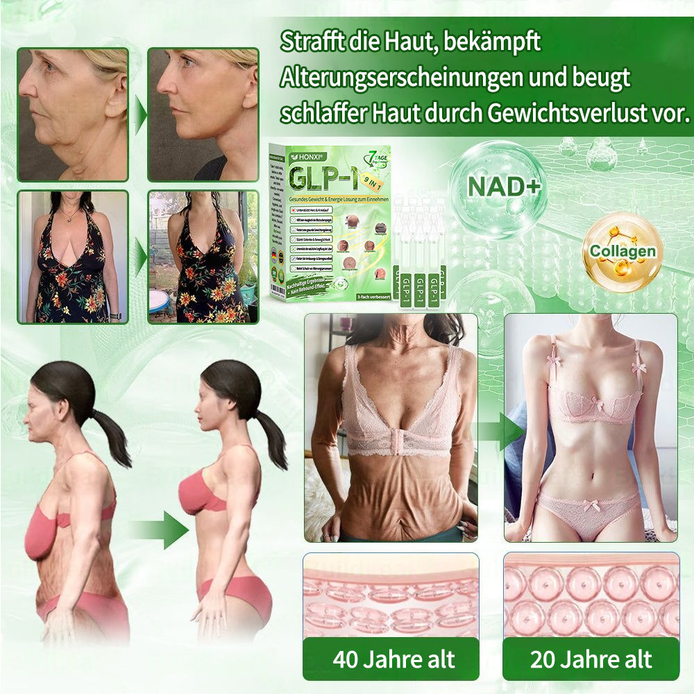 🇩🇪Honxi® GLP-1 9-in-1 Gesundes Gewicht & Energie Lösung zum Einnehmen ✅Alternative zur Injektion✅ Keine Nebenwirkungen – sichtbare Ergebnisse in nur 7 Tagen