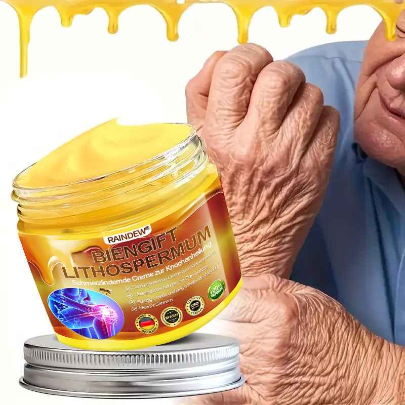 LETZTER TAG 80 % RABATT✨Raindew® BIENGIFT LITHOSPERMUM Schmezindeme Creme zurKnochenhelung