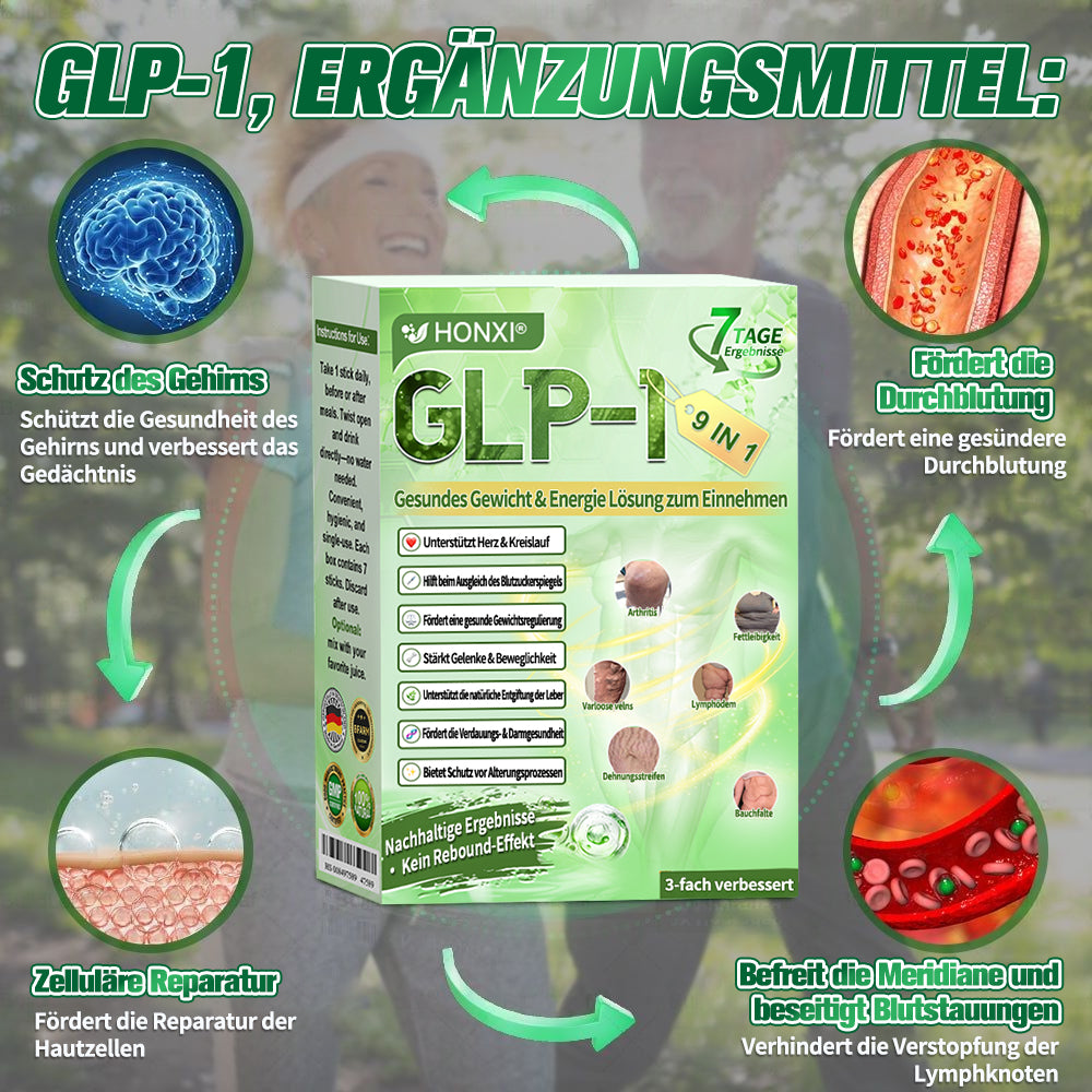 🇩🇪Honxi® GLP-1 9-in-1 Gesundes Gewicht & Energie Lösung zum Einnehmen ✅Alternative zur Injektion✅ Keine Nebenwirkungen – sichtbare Ergebnisse in nur 7 Tagen