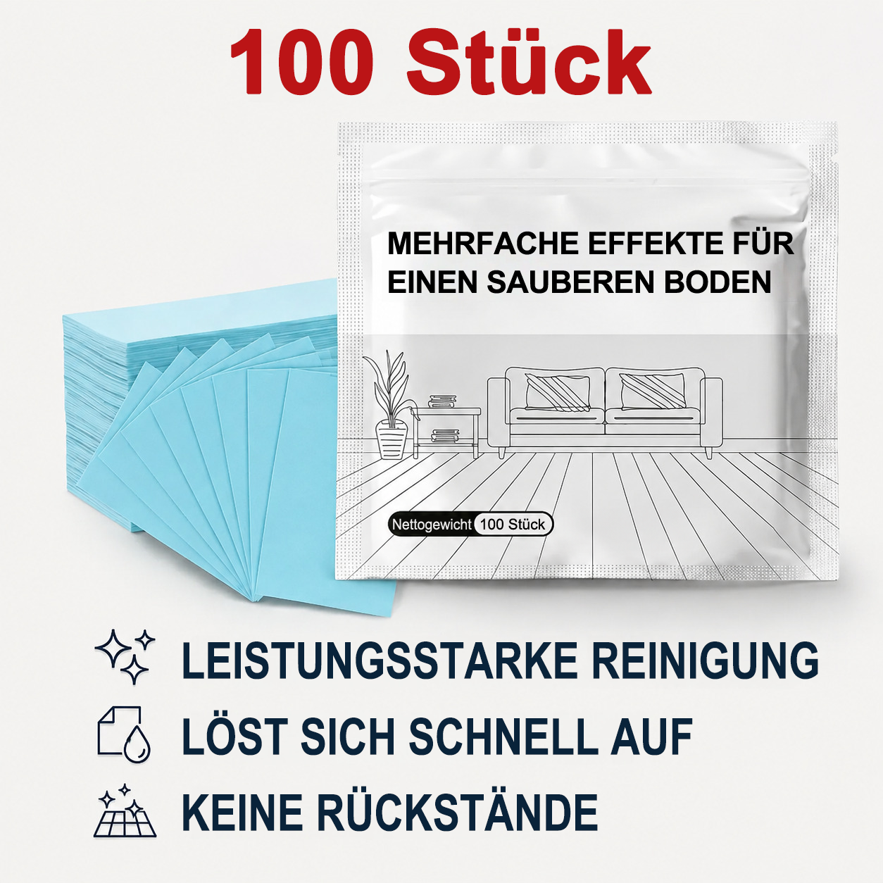 🔥Letzter Tag: 80% RABATT✨ Antibakterieller Mehrflächenreiniger für Hartholz, Fliesen & Laminat