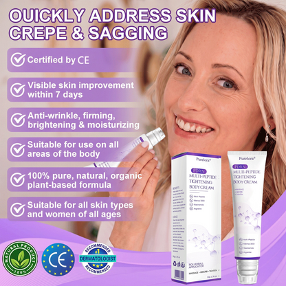 𝐏𝐮𝐫𝐞𝐥𝐨𝐫𝐚® ❤️PDRN Multi-Peptide Massaging Body Roller Cream- Anti-aging, Hydrating, Skin Firming & Lifting, Skin Repair, Even Tone, Acne and Dark Spot Treatment, Wart and Mole Removal, and Psoriasis Relief.
