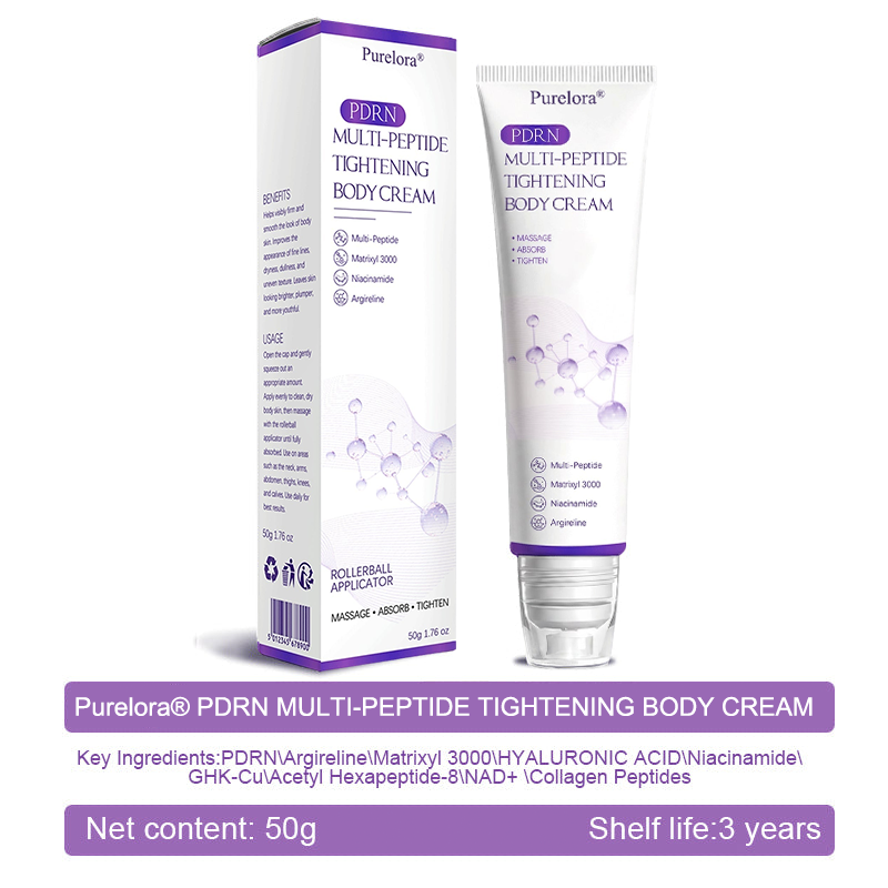 𝐏𝐮𝐫𝐞𝐥𝐨𝐫𝐚® ❤️PDRN Multi-Peptide Massaging Body Roller Cream- Anti-aging, Hydrating, Skin Firming & Lifting, Skin Repair, Even Tone, Acne and Dark Spot Treatment, Wart and Mole Removal, and Psoriasis Relief.