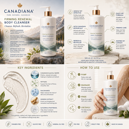 Canadiana® Firming Renewal Body Cleanser