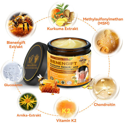 Offizieller Shop:Raindew Bienengift- und Kurkuma-Gelenk- und Knochenschmerzlinderungscreme