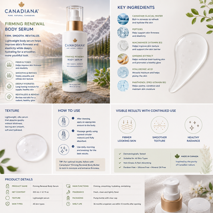 Canadiana® Firming Renewal Body Serum