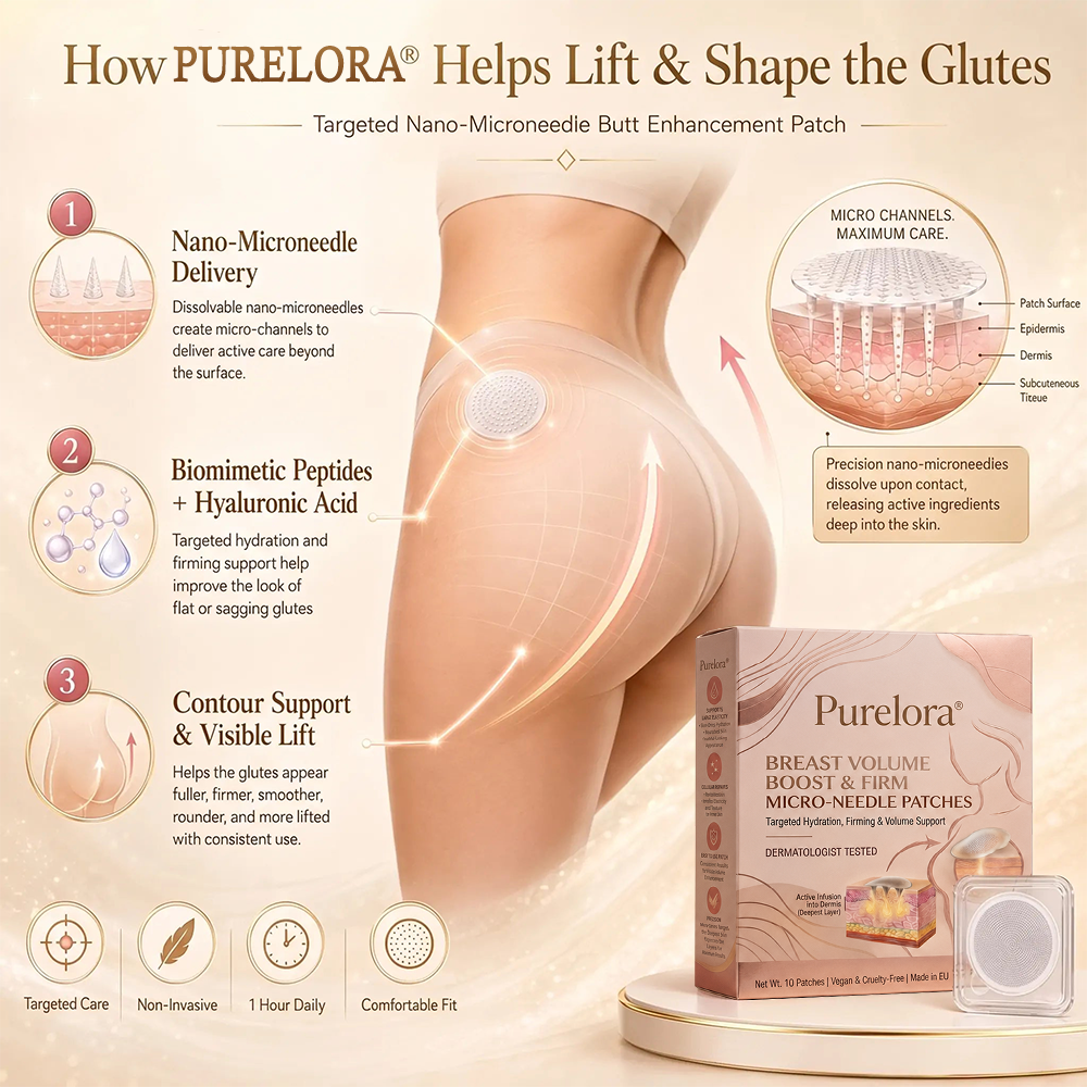 💥𝐏𝐮𝐫𝐞𝐥𝐨𝐫𝐚® 💥Targeted Breast Enhancement Advanced Nano Microneedle Patch💥💥💥