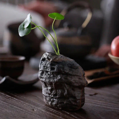 Handmade Classic Brown Table Vase Set
