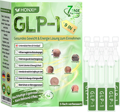 🇩🇪Honxi® GLP-1 9-in-1 Gesundes Gewicht & Energie Lösung zum Einnehmen ✅Alternative zur Injektion✅ Keine Nebenwirkungen – sichtbare Ergebnisse in nur 7 Tagen