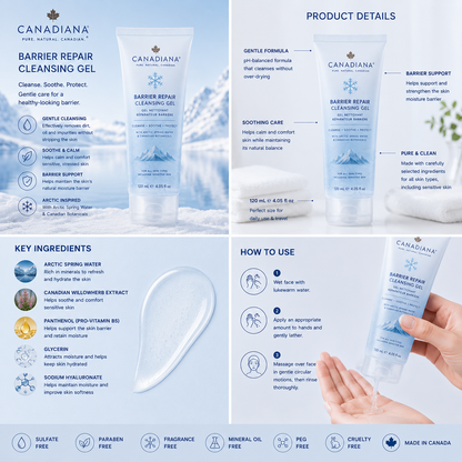 Canadiana® Barrier Repair Cleansing Gel